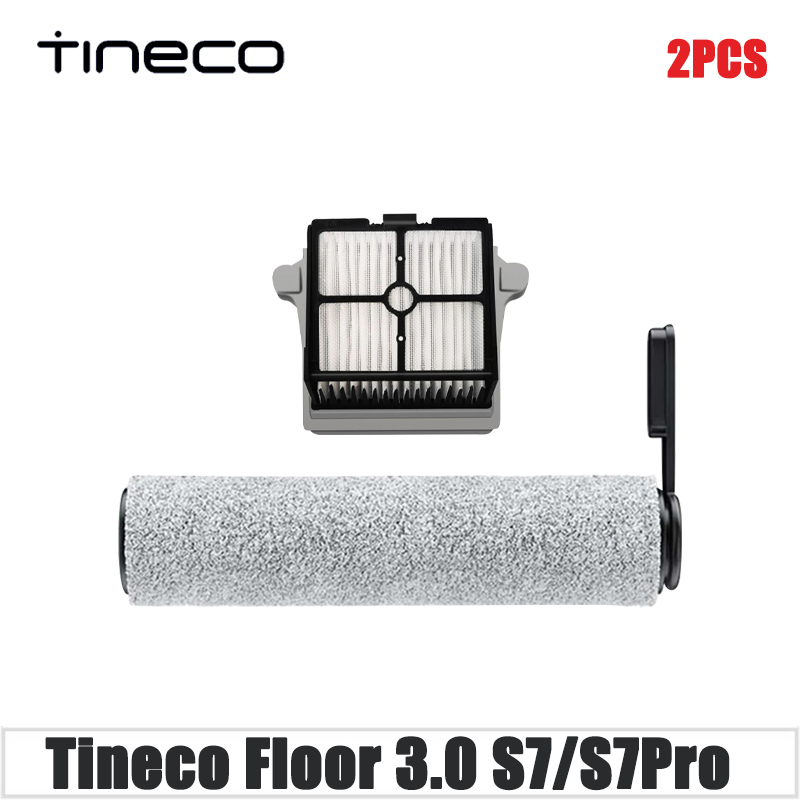 For Tineco Floor ONE S7 Pro\S6 Parts Vacuum Cleaner Replacement Brush Rollers and HEPA Filters: army green