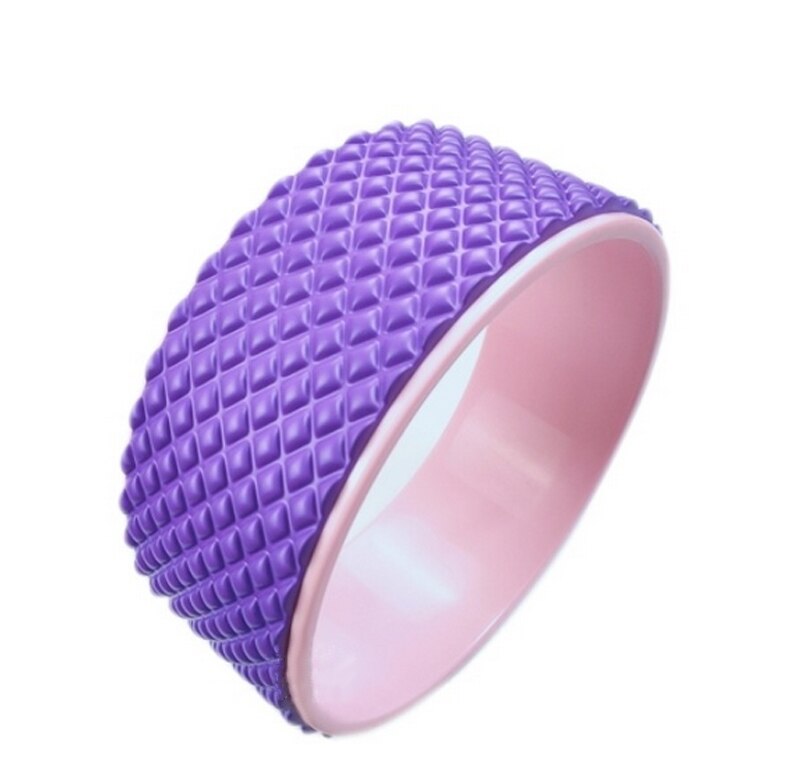 Yoga Wheel for Back Training - TPE Material - Pilates Circle for Bodybuilding & Fitness: Purple