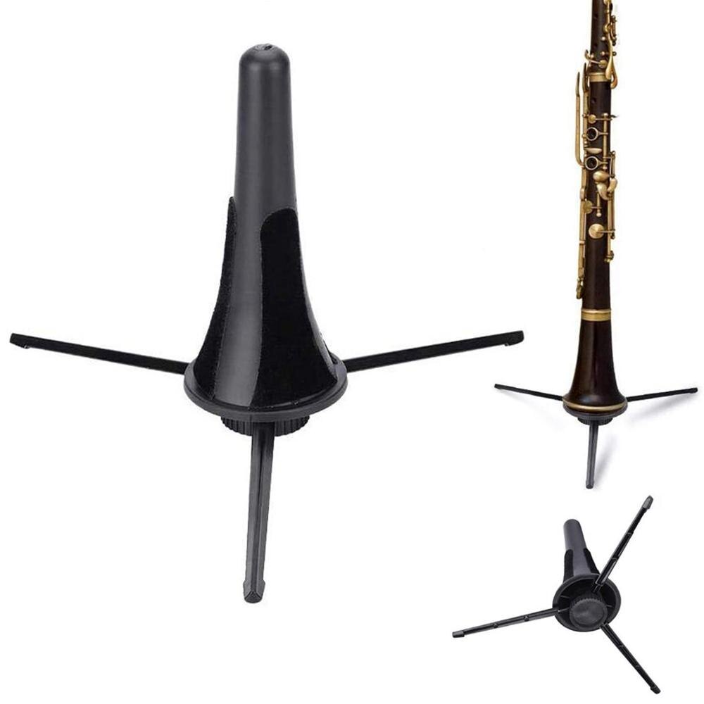 Durable Clarinet & Oboe Stand Clarinet Triangle Stand Foldable Rest Tripod Stand Woodwind Instrument Accessories