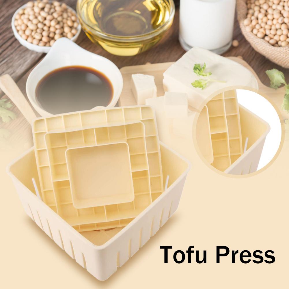 Food Grade Plastic Tofu Press Maker Mold Plastic Homemade Soybean Curd Box Tofu Pressing Mold Making Machine