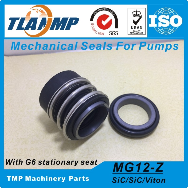 MG12-24 , MG12/24-G6 , MG12/24-Z Burgmann TLANMP Mechanical Seals with G6 Stationary Seat (Material:SiC/SiC/VIT Q1Q1VGG)
