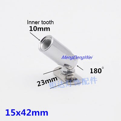 Universal Joint lamp light mechanical steering plated steering head headband fixed connection piece Lighting Accessories: M7 / 2PCS