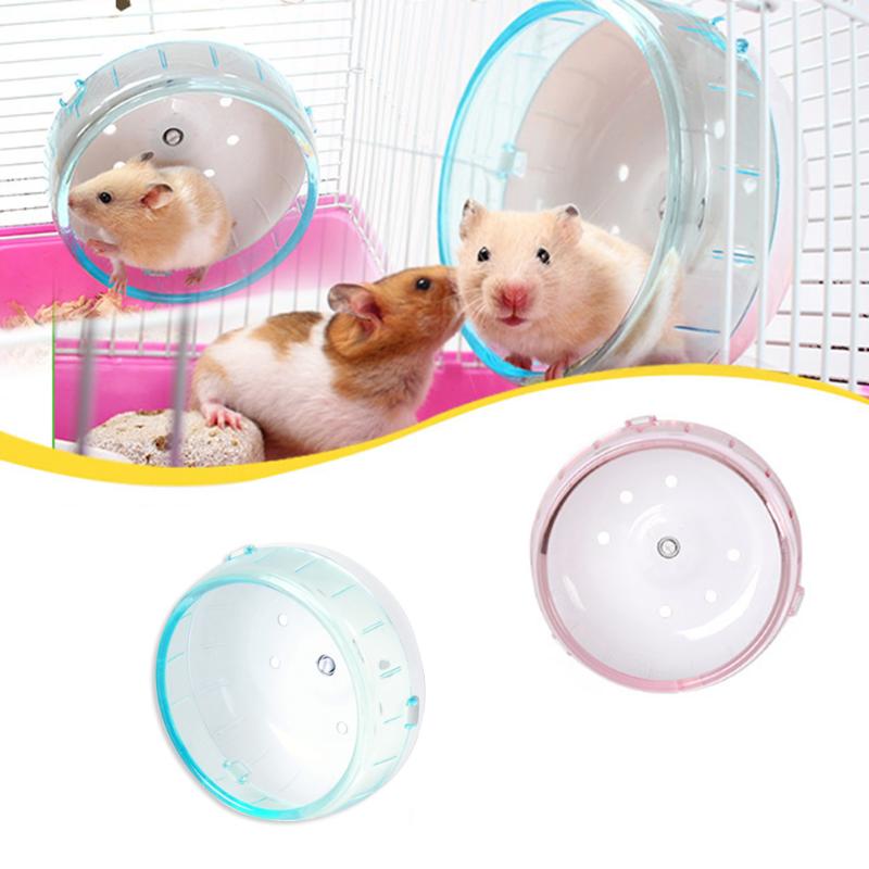 Rueda para hámster pequeño de conejillo de indias, rueda redonda deportiva para correr, accesorios para jaula de hámster, rueda de ejercicio Gerbil para Animal, juguete para mascotas