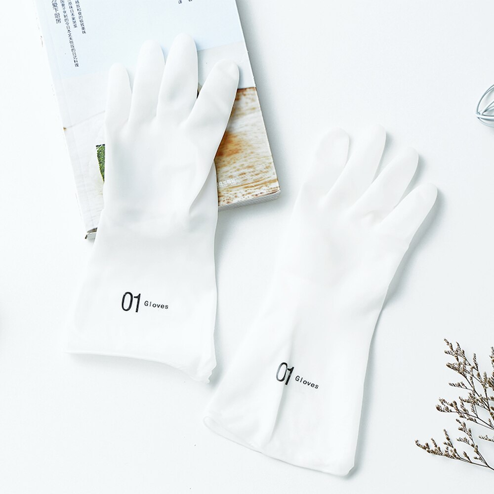 Dishwashing gloves female rubber kitchen washing vegetables household chores Cleaning durable thin waterproof clothes gloves