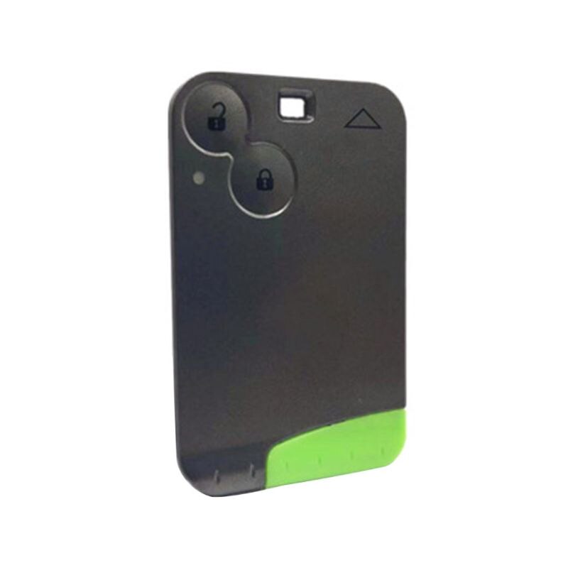 Vervanging 2 Knop Remote Key Card Shell Case Smart Card Key Case Voor Renault Laguna