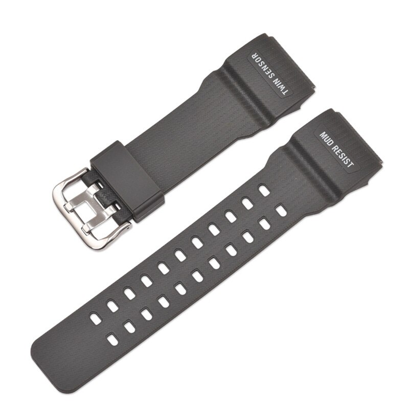 Correa de silicona para Casio G-SHOCK GG-1000 GWG-100 GSG-100 correa de reloj de resina de repuesto para hombre accesorios de pulsera deportiva resistente al agua: Blue White