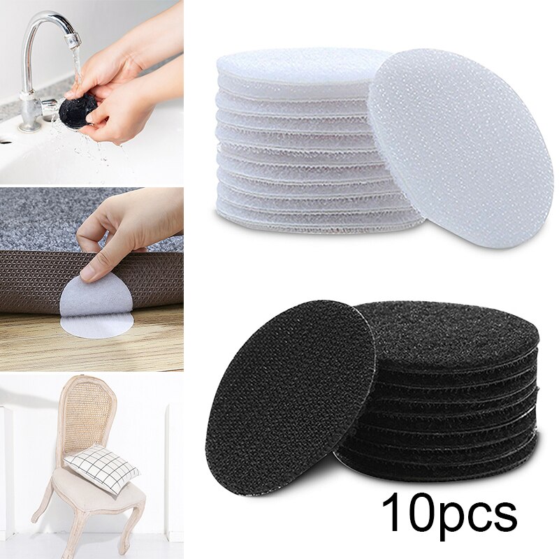 10x Double Sided Sticky Tape Adhesive Sticker Rug Mat Carpet Gripper Pad Set