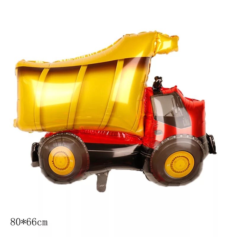 Bricolage dessin animé voiture ballons camion de pompier voiture Train feuille ballon Ambulance Globos enfants fête d'anniversaire décorations enfants balles