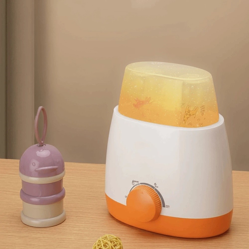 Compact Size EU Plug Baby Bottle Warmer Temperature Adjustment Thermal Milk Heater Safe Universal Baby Bottle Heater Newborn