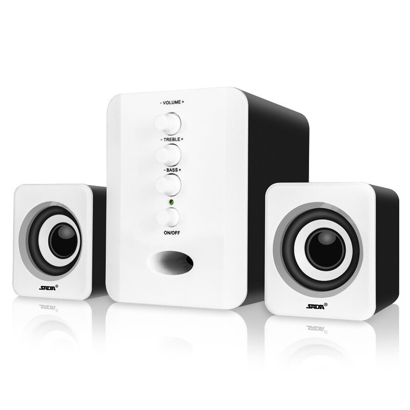 Universele Ostart Volledige Bereik 3D Pc Speaker Box Sound Bar Stereo Subwoofer Bass Dj Muziek Computer Speakers Usb Voor Laptop telefoon Tv