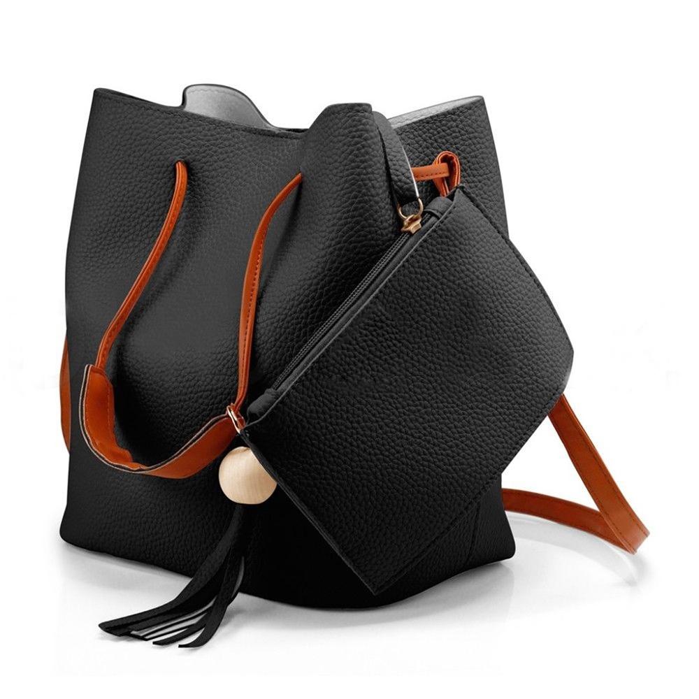 Dames leren tassen dames kwastjes portemonnee schoudertas handtas messenger tas crossbody tassen bucket bag torebki damskie