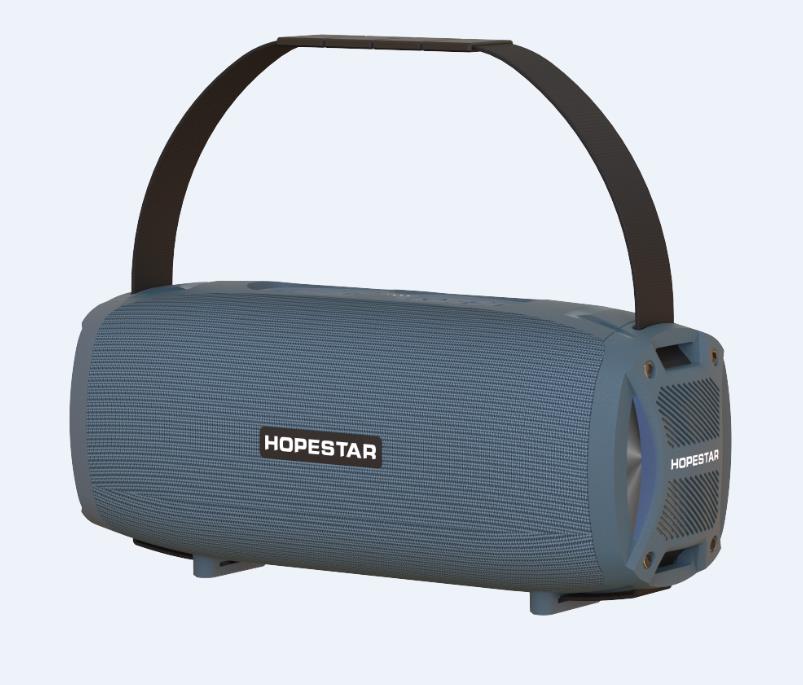 Hopestar H24PRO Bluetooth Speaker Draadloze Draagbare Outdoor Waterdichte Luidspreker Hifi Pc Subwoofer Fm Radio: blue