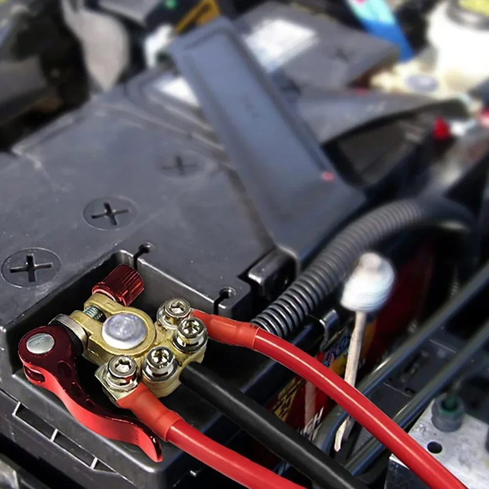 Terminales de batería de coche, conectores de Cables automáticos de desconexión rápida, conectores de apagado de Cable, accesorios para automóviles