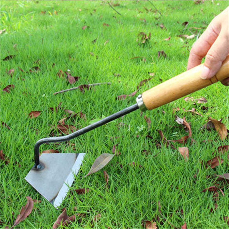 Steel Hardened Hoe Handheld Weeding Rake Planting Vegetable Farm Garden Tools Agriculture Tool Weeding Accessories Potted E12141