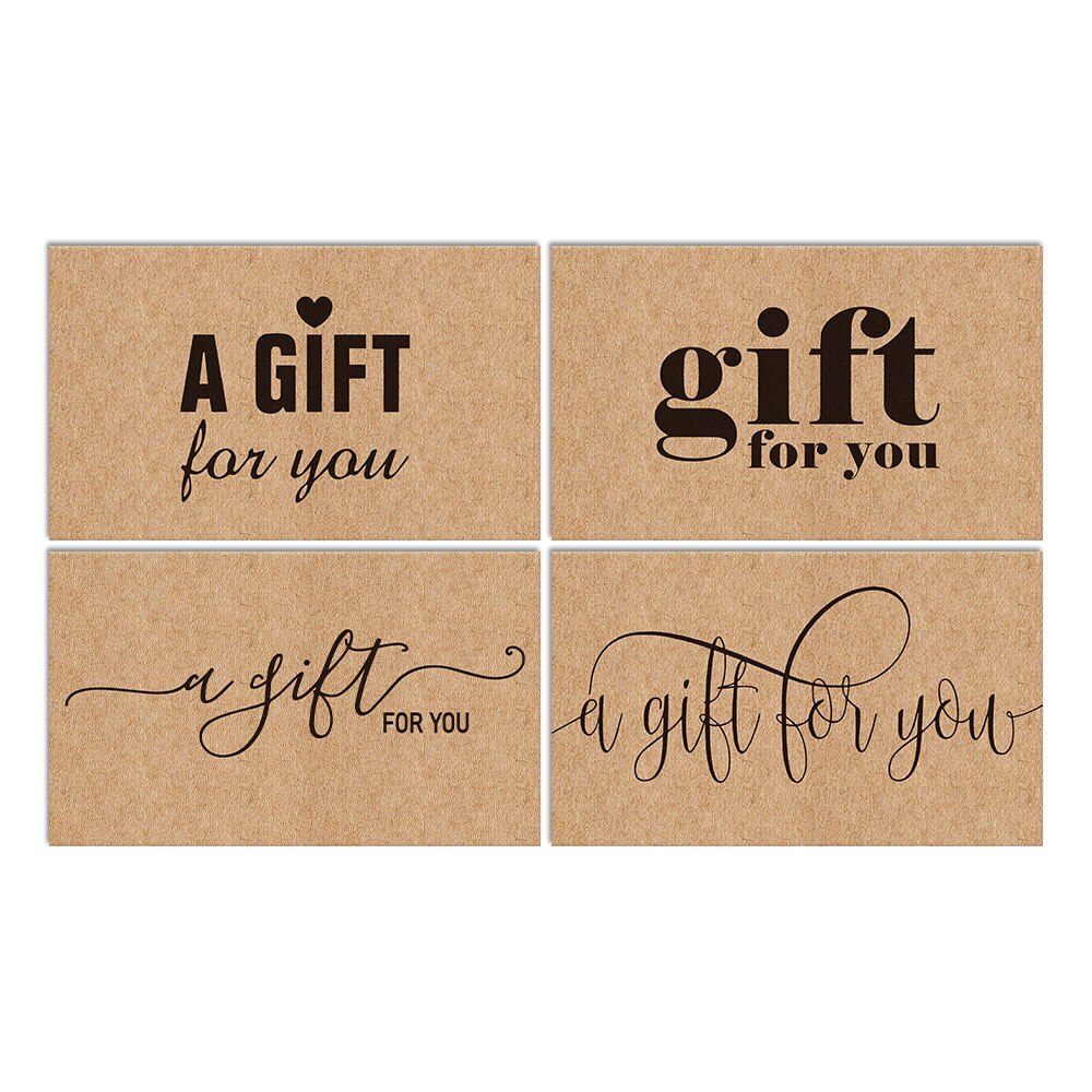 10-30pcs Natural Kraft Paper Thank You For Your Order Card For Small Shop Mailer Bags Decoration Card For Small Business