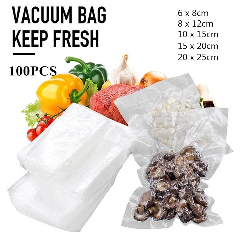 100Stck Verdickung Vakuum Speichern Lager Taschen Dicht Versiegelung Halten Lebensmittel Frisch Korn Lebensmittel Tasche Vakuum Verpackung Taschen