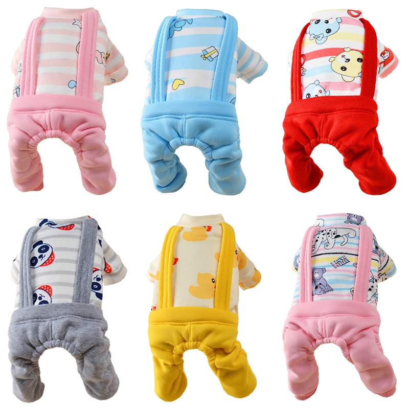 Winter Haustier Hund Kleidung für Hunde Overalls Pet Overall Cartoon Hund Mantel Welpen Katze Kleidung für Hunde Outfit Haustier Kleidung chihuahua