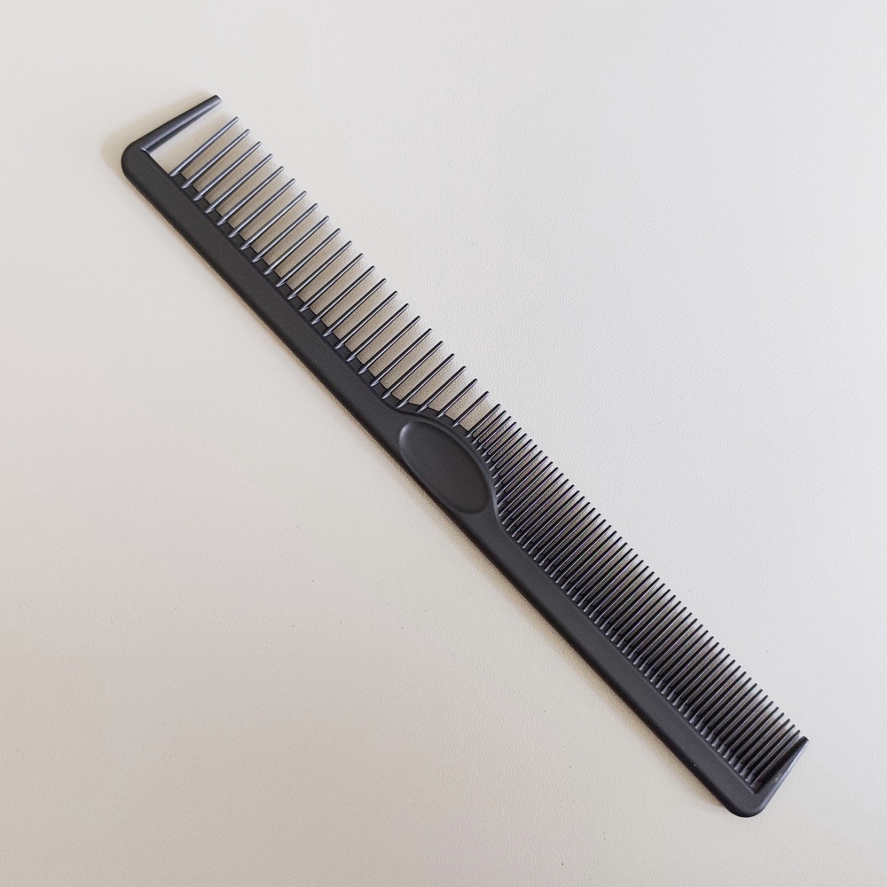 Doppelseitiger Breiter Feinzahnkamm Friseurkamm Haarbürsten Antistatischer Hitzebeständiger Kohlenstoffstahlkamm