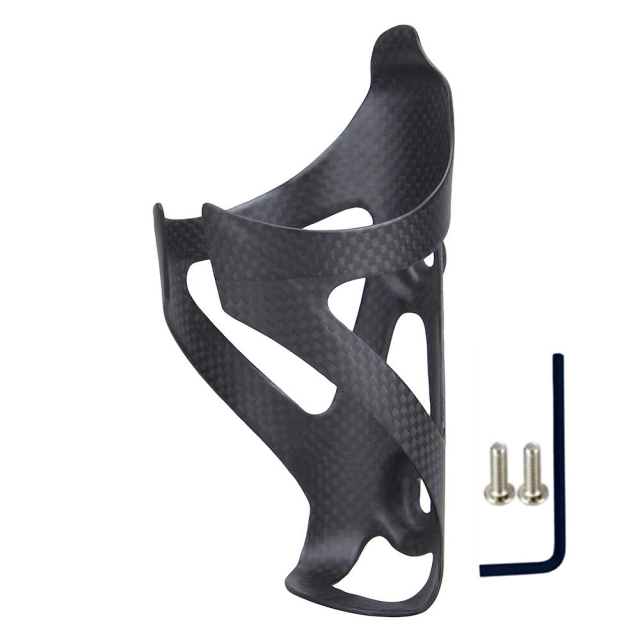 2022 BALUGOE Full Carbon Bicycle water bottle cage MTB road Bike bottle holder Ultra light cycle equipment matte / light: NO logo Matt 1pcs