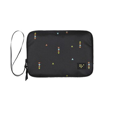 Doppel-schicht Reisepass Tasche Brieftasche Männer und Frauen Reise Hand Hält Dokumente Ich würde Halfter Multi Taschen Organizer Kreditkarte Pack: Schwarz