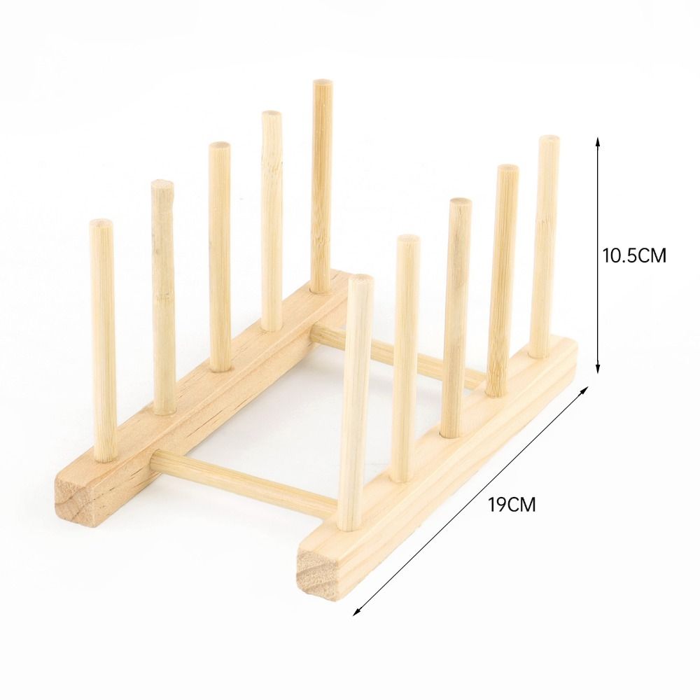 Tischs chale Tablett Holz ständer Gestell Trocken becher Regal Küchen buch Anzeige: Licht Gelb