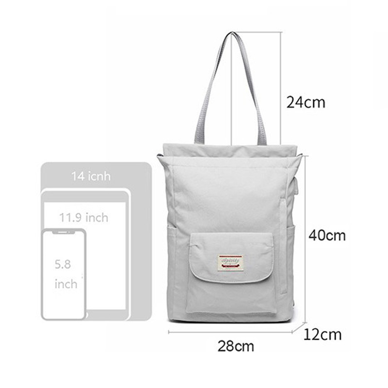 Mochila para mujer, mochila impermeable para ordenador portátil con estilo, 13,3, 14, 15,6 pulgadas, coreana, lona Oxford, mochila universitaria USB para mujer