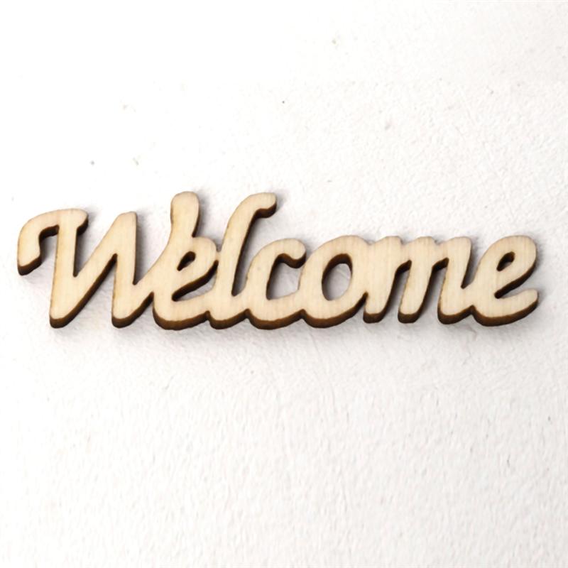 15 drewniane elementy dekoracyjne na przyjęcie powitalne, hotel, bar, restauracja, wiszące, na wesele, urodziny, domowe spotkanie, imprezę  a3 szt.