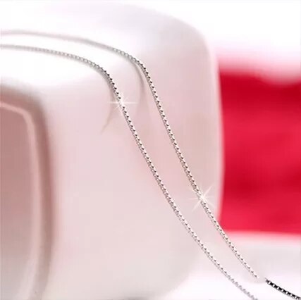 1.2/1.5 Mm Roestvrij Staal Zilveren Box Ketting 47 Cm + 4 Cm Breiden Ketting Past Mannen Vrouwen 'S Sieraden: Silver Color / 1.2mm Wide