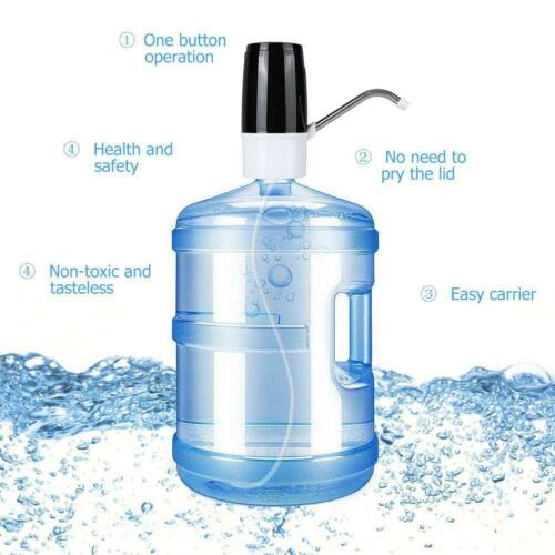 Electric Water Dispenser With Rechargeable Battery Drinking Water Bottle Pump Hand Press