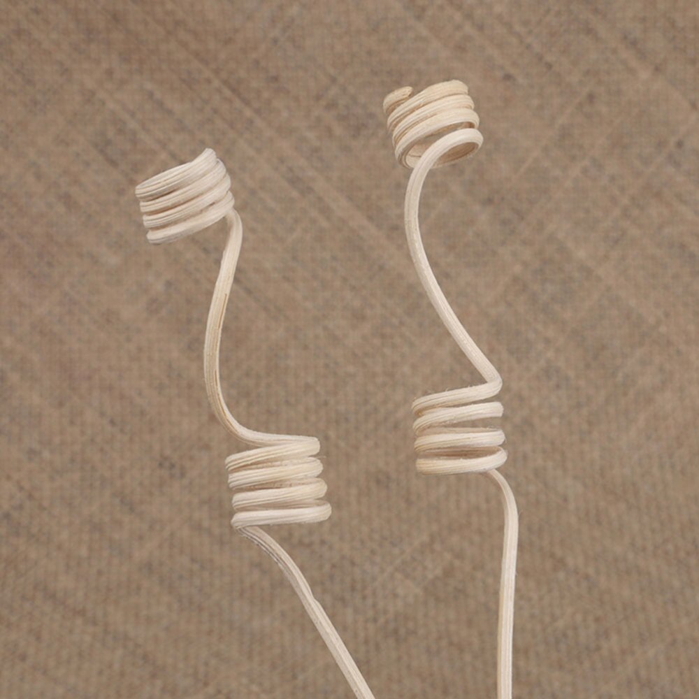 20Pcs Rotan Riet Stokken Dubbele Spiraal Hoofd Nuttig Portable Geur Voor Kantoor