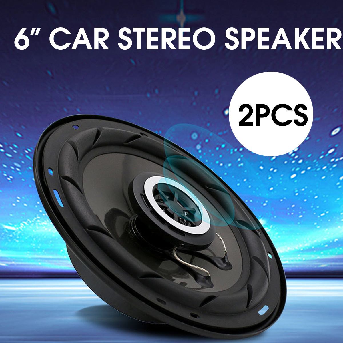 2 Stuks 6 Inch 400W Car Audio Speaker 4 Weg Coaxiale Luidspreker Universele Voertuig Auto Audio Muziek Stereo hifi Luidsprekers