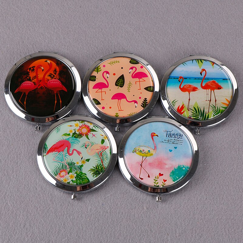 16 stijl dubbelzijdige mini-spiegels draagbare compacte zak dames meisje cosmetische kleine compacte spiegels opvouwbare spiegel make-upspiegel
