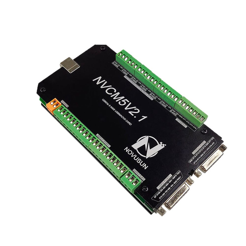 NVCM Mach3 USB interface cnc motion controller nvcm 3 axis 4 axis 5 axis 6 axis cnc motion control card metal case does not heat