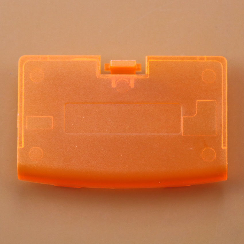 JCD Tapa de batería de plástico de repuesto de 17 colores para Gameboy Advance GBA: Púrpura claro