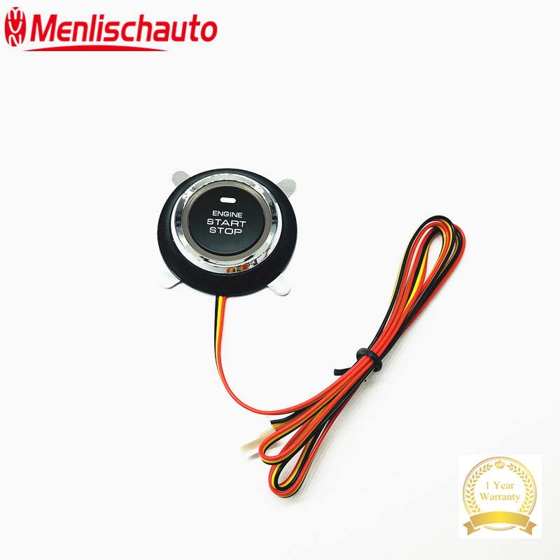 theft System Auto Car Alarm Start Stop Engine Starline Push Button RFID Lock Ignition Switch Keyless Entry System Starter
