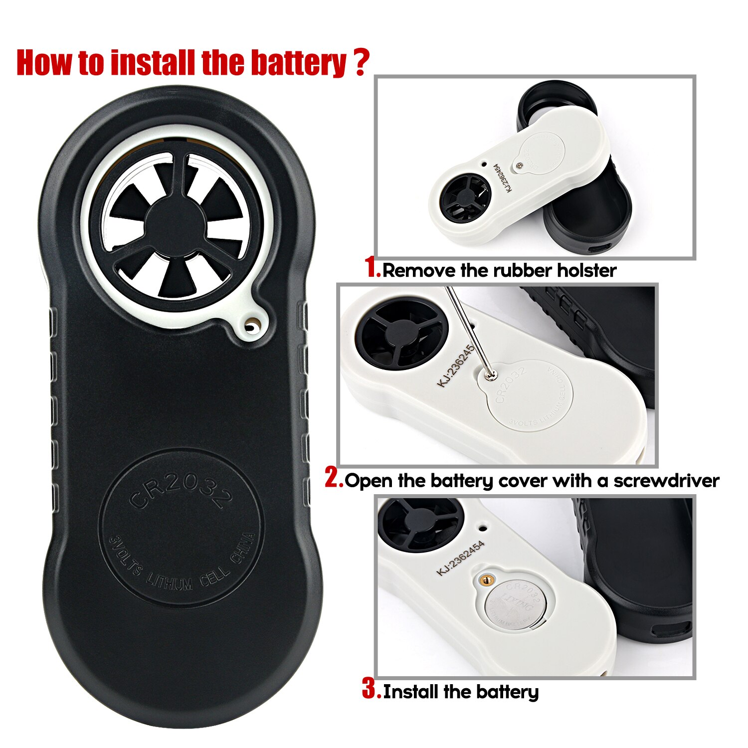 RZ Digital Anemometer Air flow sensor Handheld toerental meter Wind Speed Meter Velocity for Measuring Wind Speed, Temperature