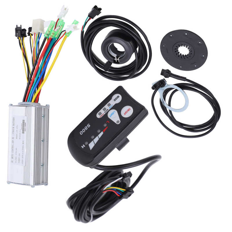 Electric Bike Motor Controller Electric Bike Conversion Kit Metal Housing for 500W Motor