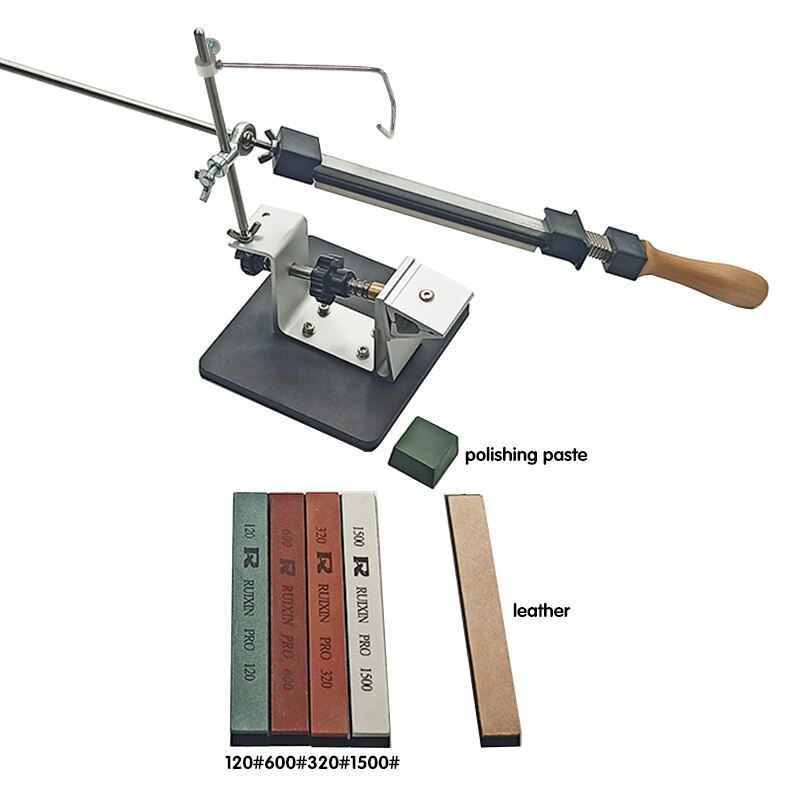 Sharpening System 360 rotary Fixed Knife sharpener Sharpening System knife Apex edge sharpener Aluminum alloy Flip: 4yuan pg