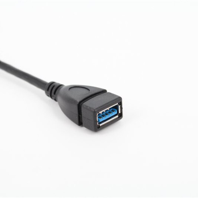 20cm USB 3.0 Right / Left / Up / Down Angle 90 Degree Extension Cable Male To Female Adapter Cord USB Cables