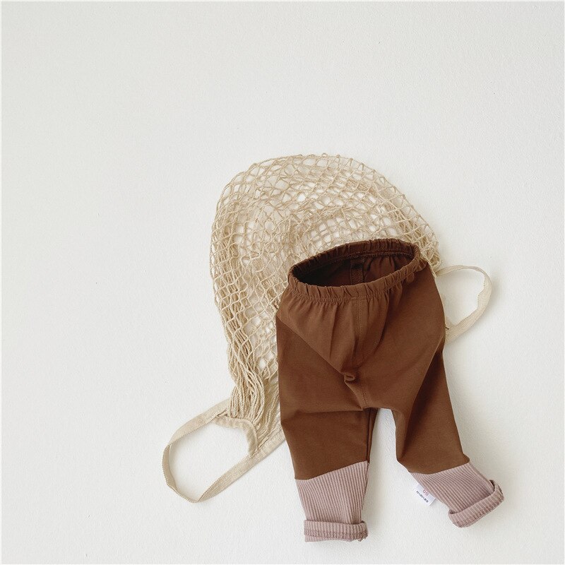 Baby boy syrbyxor småbarn flickor lappade leggings byxor höstbyxor för barn