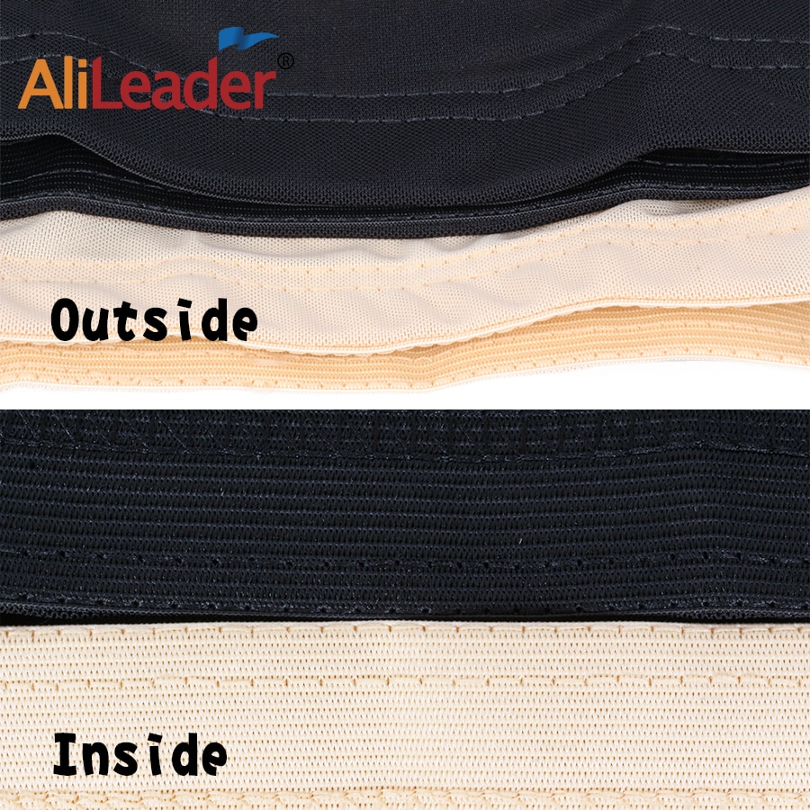 Alileader 2 unids/lote negro Rubio desnudo de malla de cúpula tapa ventilado peluca tapa para Amking una peluca de malla transpirable pelo neto S/M/L tamaño