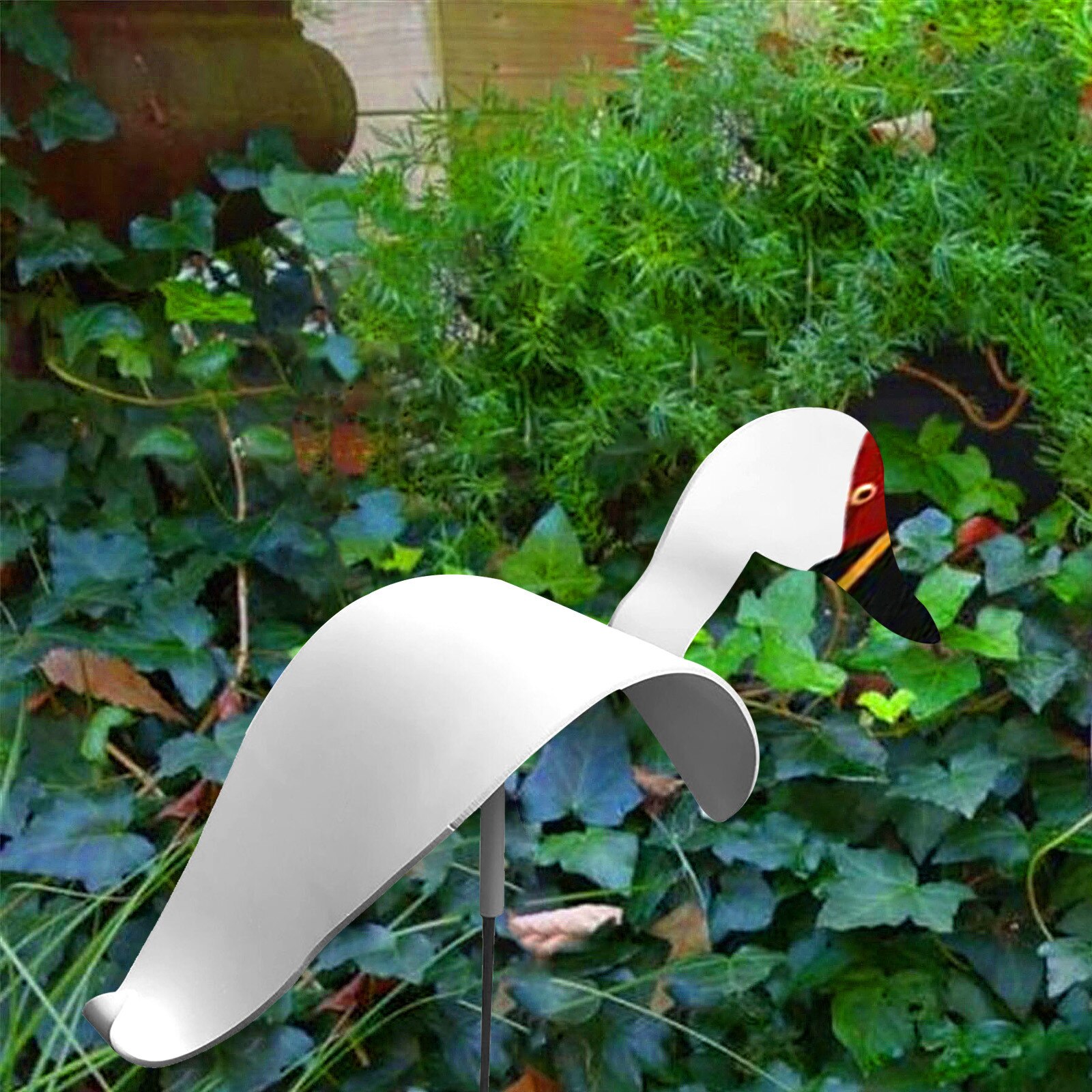 1/3/5pcs Garden Decoration Colorful Swirl Birds Move With The Wind Flamingo Outdoor Yard Erected Furnishings Home Decor