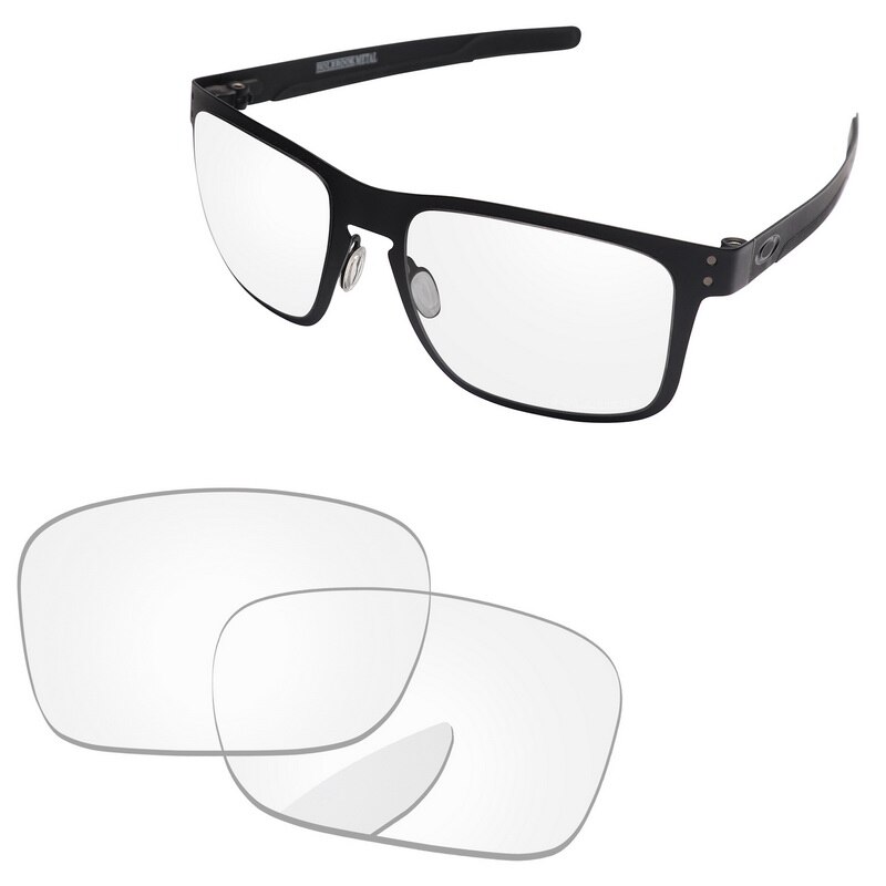 Polycarbonate-lentilles de remplacement pour Holbrook Metal | Authentique, cadre OO4123 Protection UVA et UVB-Options multiples-PC: Crystal Clear-PC