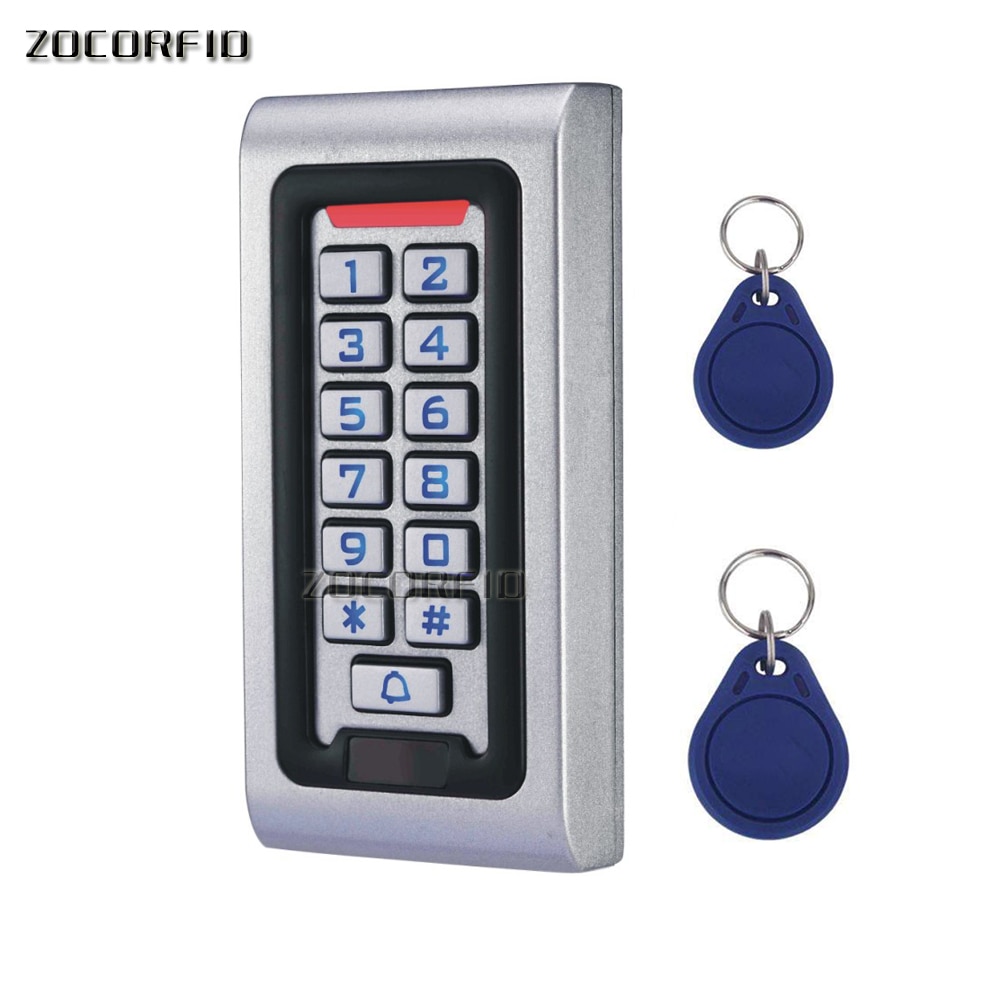 RFID Reader Wiegand 26Bit Metal Wired access control Keypad/RFID Gate Opener: Default Title