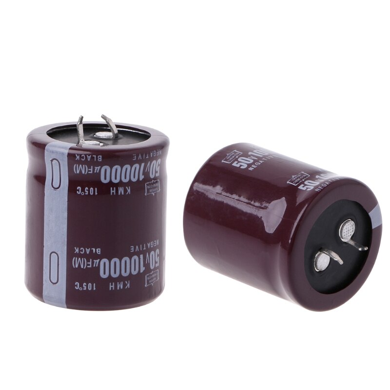 10000uF 50V 105°C Power Electrolytic Capacitor Snap Fit Snap In