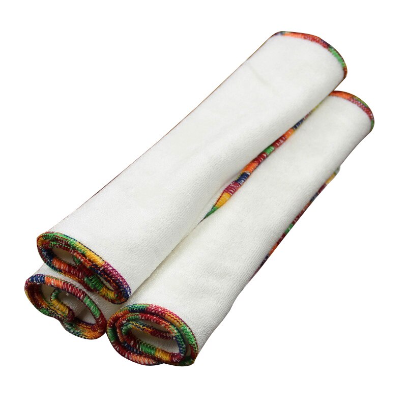 [usurpon] 5 st mycket babyduk bambufiber liten handduk tvättbar och supermjuka fyrkantiga våtservetter av bambu återanvändbar