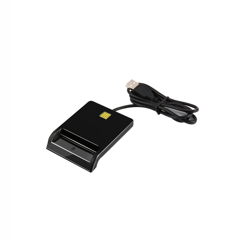 USB 2.0 Smart Chip Card Reader Flash Multi Memory Card Reader IC / ID Card Reader Plug And Play For PC Card Reader Adapter