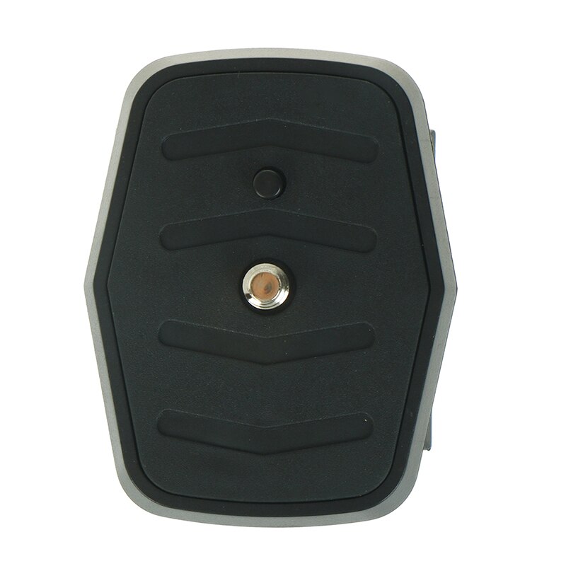 Placa de liberación rápida para trípode, montaje adaptador de tornillo de cabeza de monopié para Velbon, CX-460, CX-460mini, CX-470, CX-570, CX-690, negro