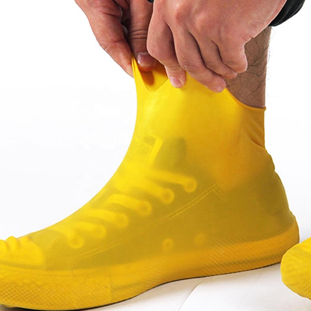 Antiderrapante látex sapato cobre reutilizável impermeável chuva bota overshoes nyz shop