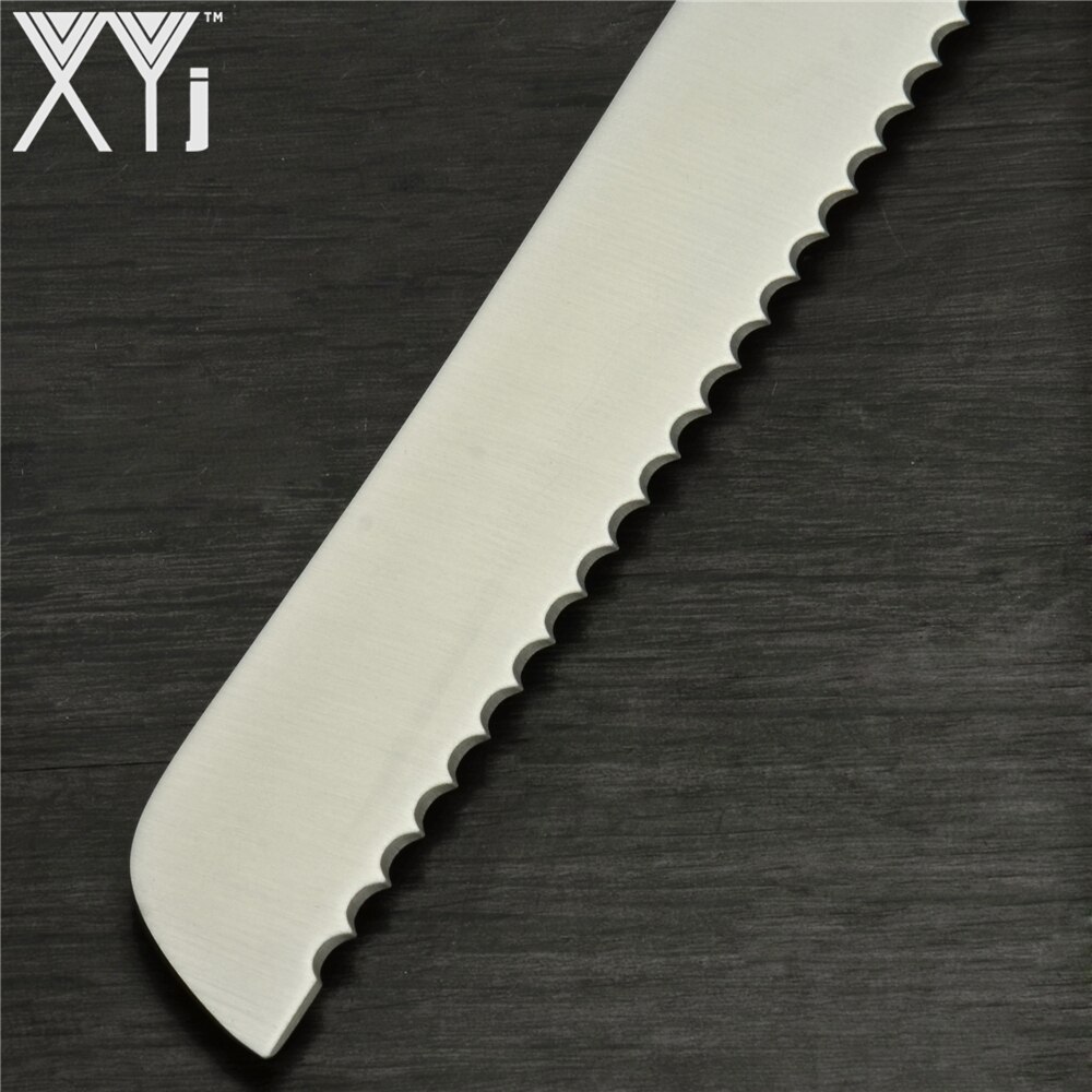 Xyj 9 stk rustfritt stål kniver sett kjøkken saks slipeverktøy bar kokk brød santoku skjæringe verktøy skrelle kniv